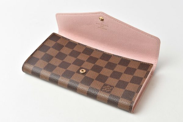 210625 to 38 lv 4 Louis Vuitton Long Wallet Portefeuille Sala Damier Studs