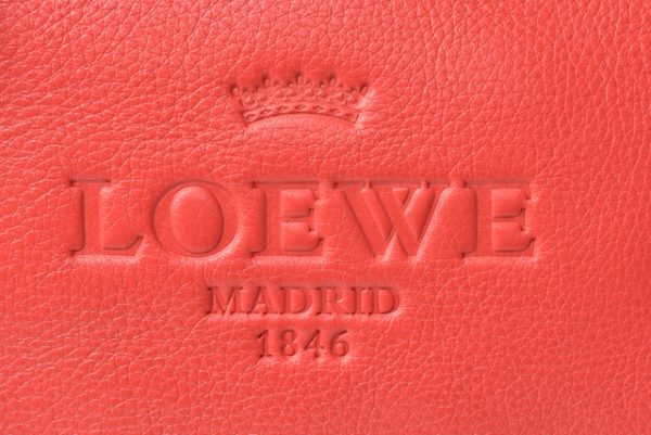 210625 to 40 lo 3 Loewe Tote Bag Mini Heritage Calfskin Coral Pink