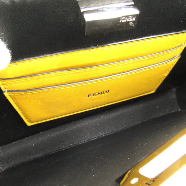 2106800527643 8 Fendi Peekaboo Ic You Small 2Way Shoulder Bag Black