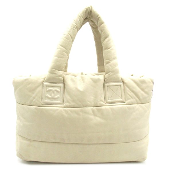 2106800529371 1 Chanel Coco Cocoon Tote Bag Ivory