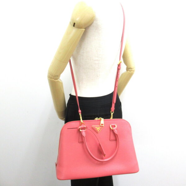 2106800532364 5 Prada 2Way Saffiano Shoulder Bag Pink