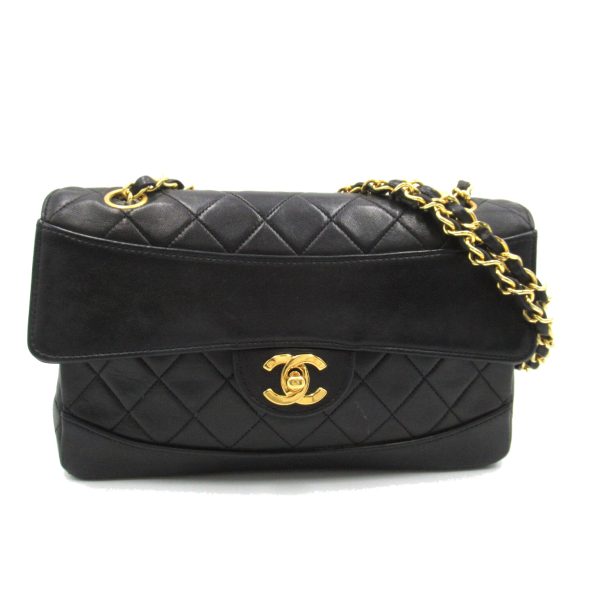 2106800532425 1 Chanel Matelasse Chain Shoulder Bag Lambskin Black