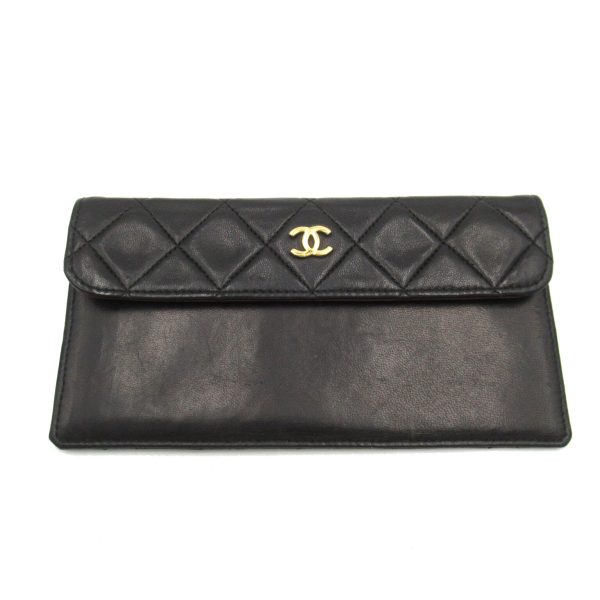 2106800532425 6 Chanel Matelasse Chain Shoulder Bag Lambskin Black