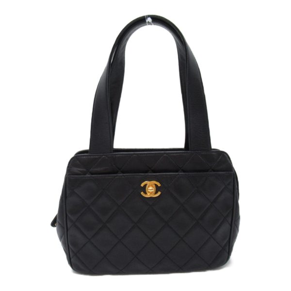 2106800536379 3 Chanel Matelasse Handbag Lambskin Black