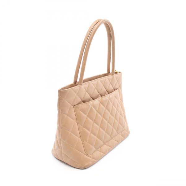 2106800537093 2 Chanel Tote Bag Caviar Skin Beige