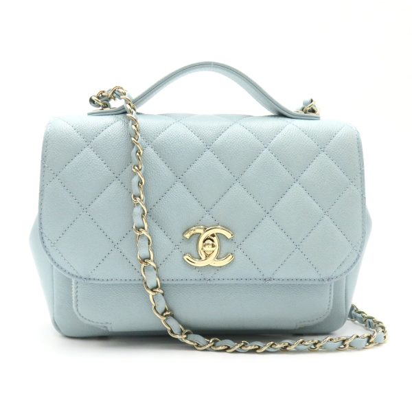 2106800540819 1 Chanel Matelasse Affinity 2way Chain Bag Caviar Skin Blue