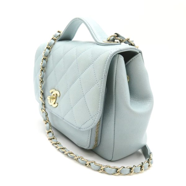 2106800540819 3 Chanel Matelasse Affinity 2way Chain Bag Caviar Skin Blue