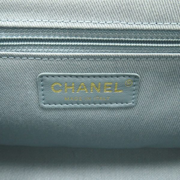 2106800540819 7 Chanel Matelasse Affinity 2way Chain Bag Caviar Skin Blue