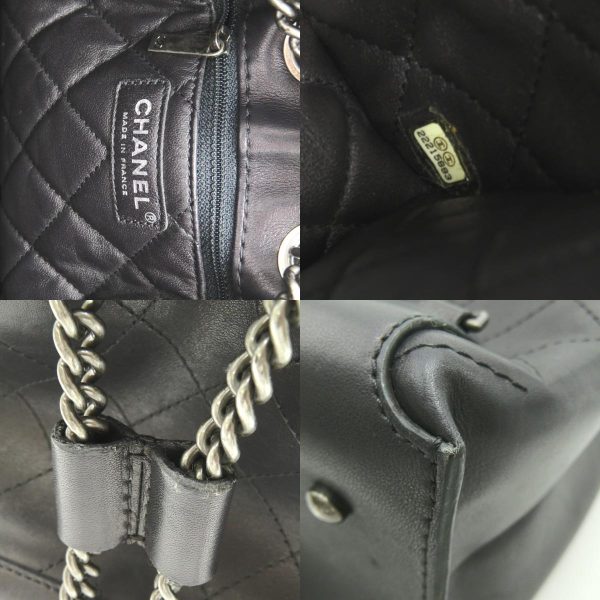 2106800542868 8c Chanel Drawstring Backpack Rucksack Black