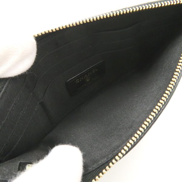 2106800542929 5 Chanel Matelasse Zip Long Wallet BillfBlack