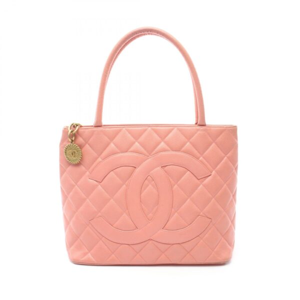 2106800543537 1 Chanel Caviar Skin Tote Bag Pink