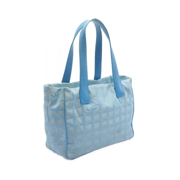 2106800544930 2 Chanel Line PM Tote Bag Blue