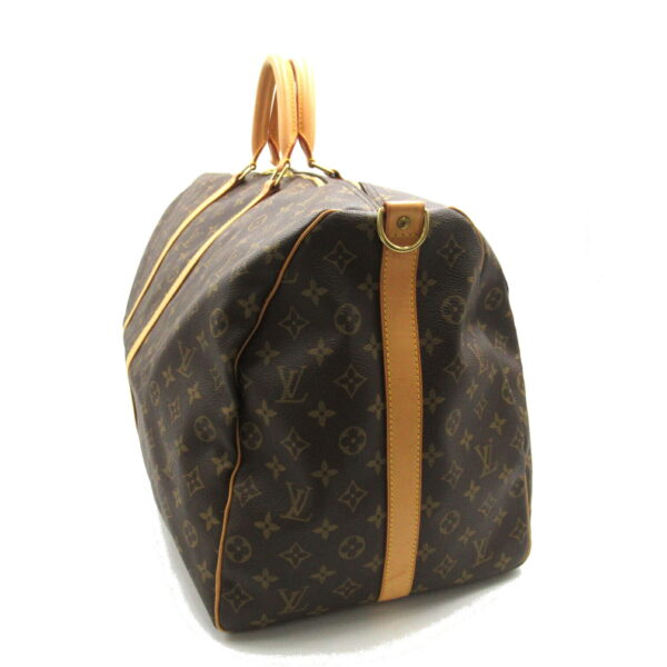 2106800545852 3 Louis Vuitton Keepall Bandouliere 60 Bag Monogram Brown