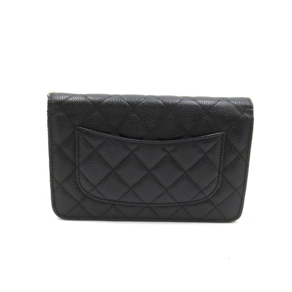 2106800547795 2 Chanel Matelasse Chain Wallet Shoulder Bag Black