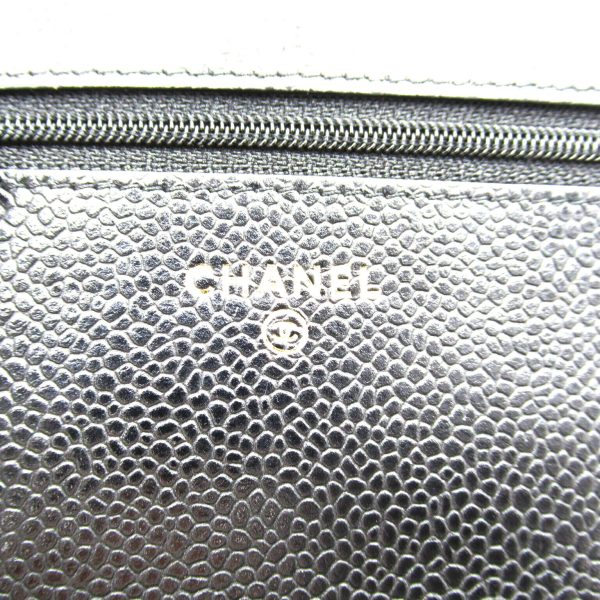 2106800547795 8 Chanel Matelasse Chain Wallet Shoulder Bag Black