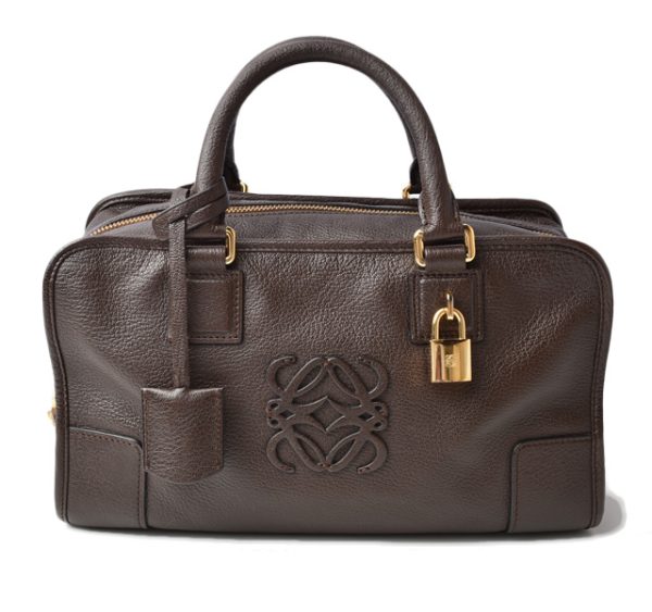 210715 to 09 lo 1 Loewe Handbag Amazona 28 Brown