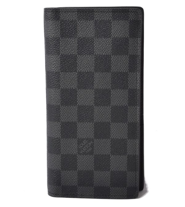 210715 to 20 lv 1 Louis Vuitton Long Wallet Portefeuille Brother Damier Graphite