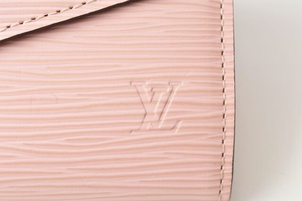 210715 to 36 lv 4 Louis Vuitton Long Wallet Portefeuille Sala Epi Rose Nacre