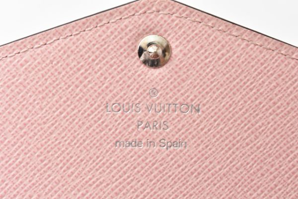 210715 to 36 lv 7 Louis Vuitton Long Wallet Portefeuille Sala Epi Rose Nacre