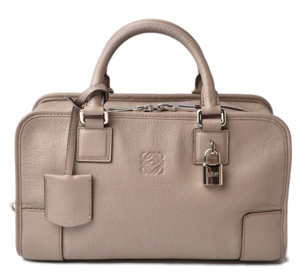 210715 to 38 lo 1 Loewe Amazona 28 Handbag Greige