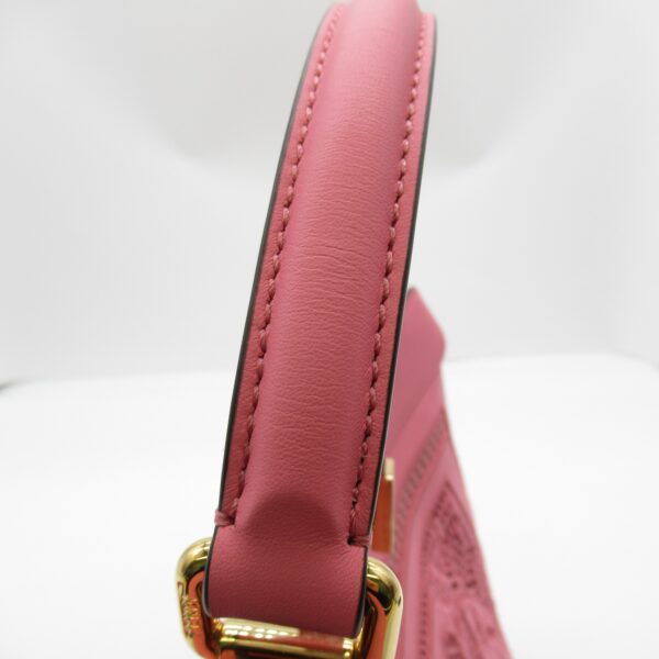 2107600965758 8 Fendi Peekaboo ISeeYou 2Way Pigskin Shoulder Bag Pink