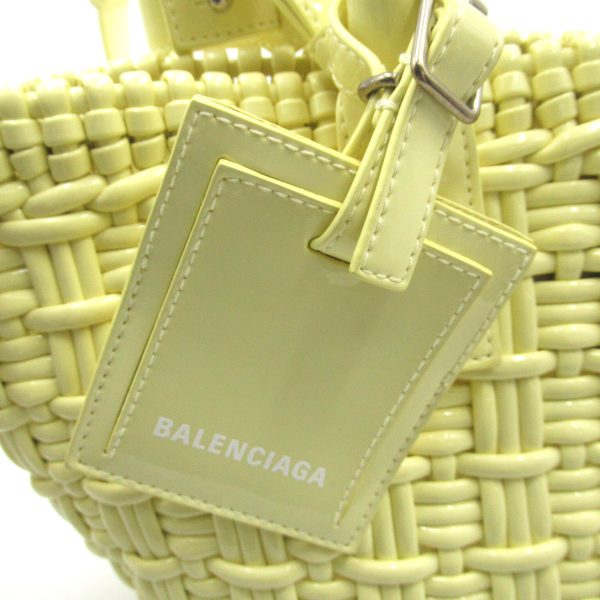 2107600974095 6 BALENCIAGA Bistro Bucket XS 2way shoulder bag yellow