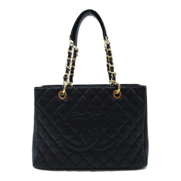 2107600978147 4 Chanel GST Tote Bag Caviar Skin Black