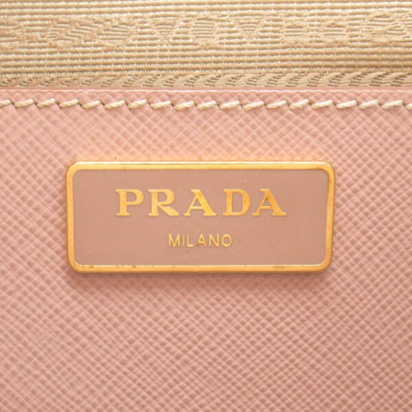 2107600979663 15 Prada 2Way Saffiano Tote Bag Pink Beige