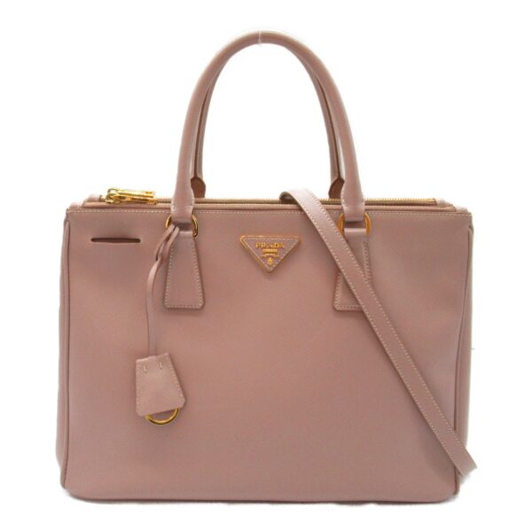 2107600979663 3 Prada 2Way Saffiano Tote Bag Pink Beige