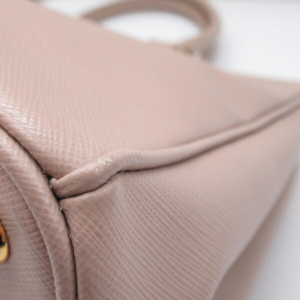 2107600979663 7 Prada 2Way Saffiano Tote Bag Pink Beige