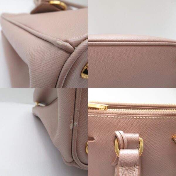 2107600979663 8c Prada 2Way Saffiano Tote Bag Pink Beige