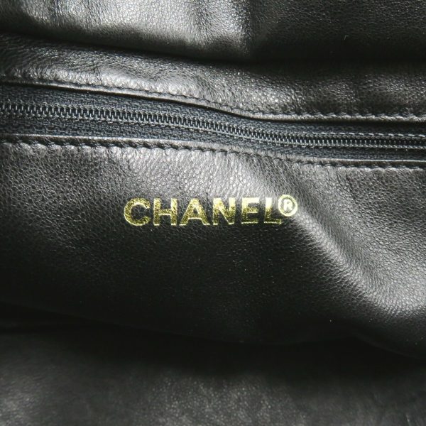 2107600981673 7 Chanel Chain Tote Bag Caviar Skin Black