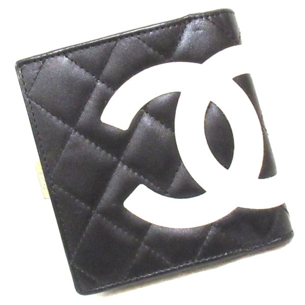 2107600983431 1 1 Chanel Cambon Line Wallet Black White