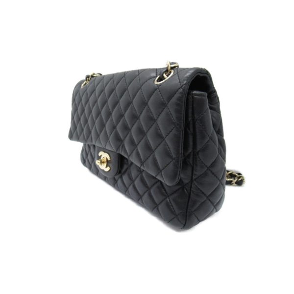 2107600985381 5 Chanel Matelasse Chain Valentine Shoulder Lambskin Black