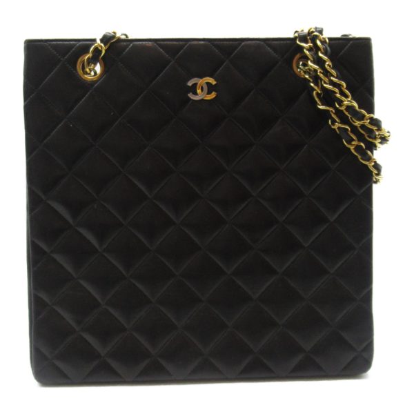 2107600999982 3 Chanel Paris Chain Shoulder Bag Lambskin Black