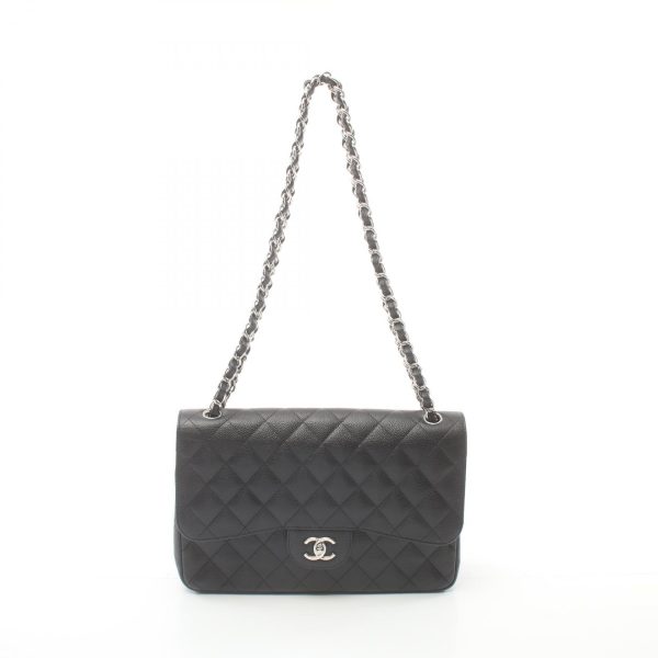 2107601001684 1 Chanel Deca Matelasse W Flap Bag Black