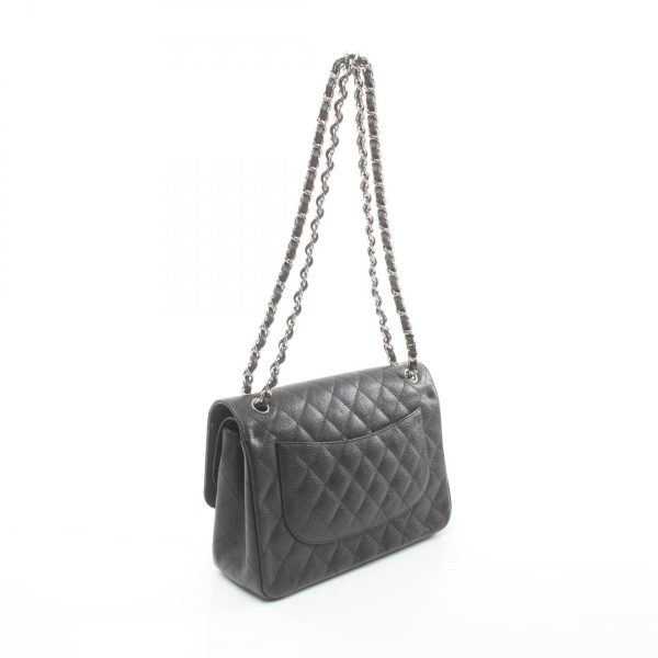 2107601001684 2 Chanel Deca Matelasse W Flap Bag Black