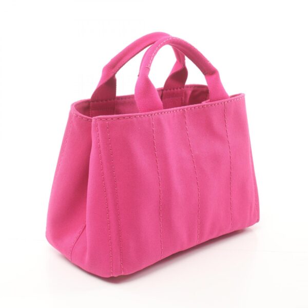 2107601003459 2 Prada Canapa Mini Tote Bag Pink