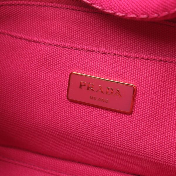 2107601003459 4 Prada Canapa Mini Tote Bag Pink