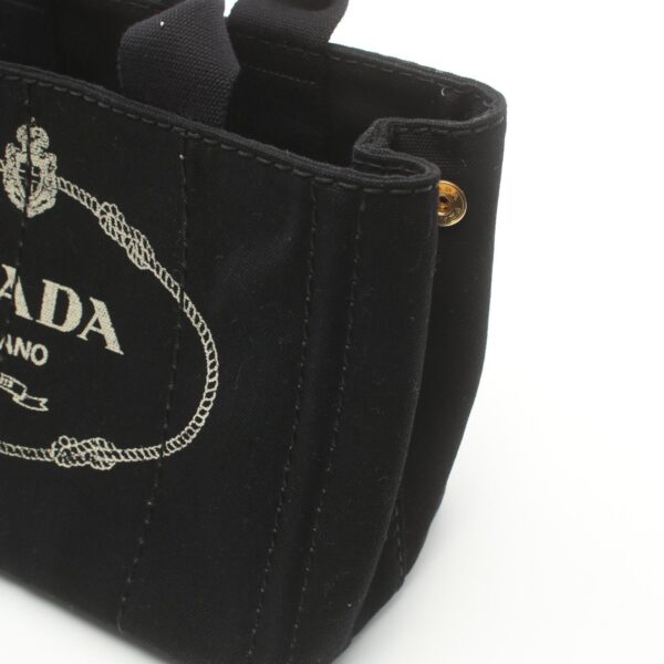 2107601003466 8 Prada Canapa Mini Tote Bag Black