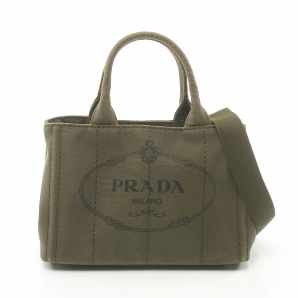 2107601003657 1 Prada Canapa Tote Bag Khaki