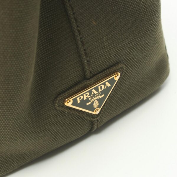 2107601003657 5 Prada Canapa Tote Bag Khaki