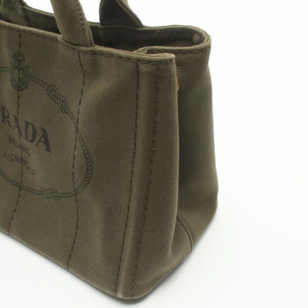 2107601003657 8 Prada Canapa Tote Bag Khaki