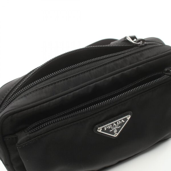 2107601003732 6 Prada Nylon Waist Bag Black