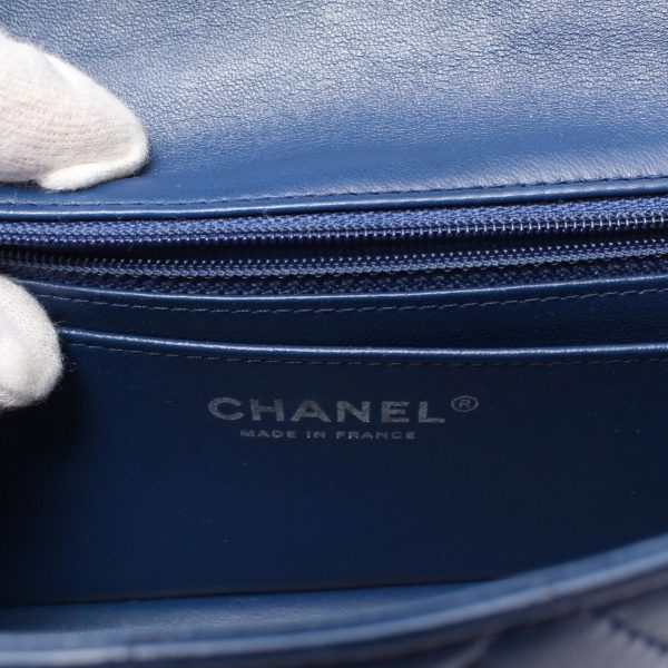 2107601004258 4 Chanel Mini Matelasse Bag Lambskin Blue