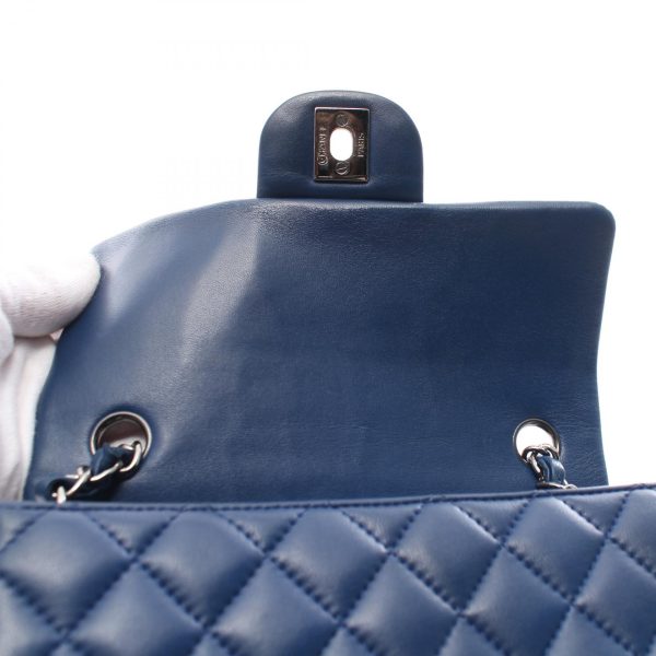 2107601004258 9 Chanel Mini Matelasse Bag Lambskin Blue