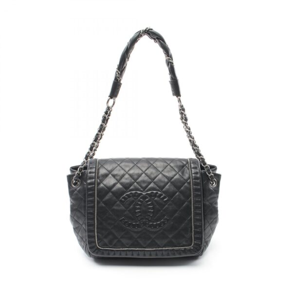 2107601004784 1 Chanel Matelasse Shoulder Bag Black