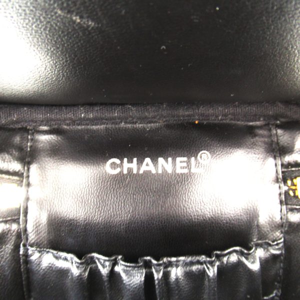 2107601005187 8 Chanel Vanity Handbag Caviar Skin Black