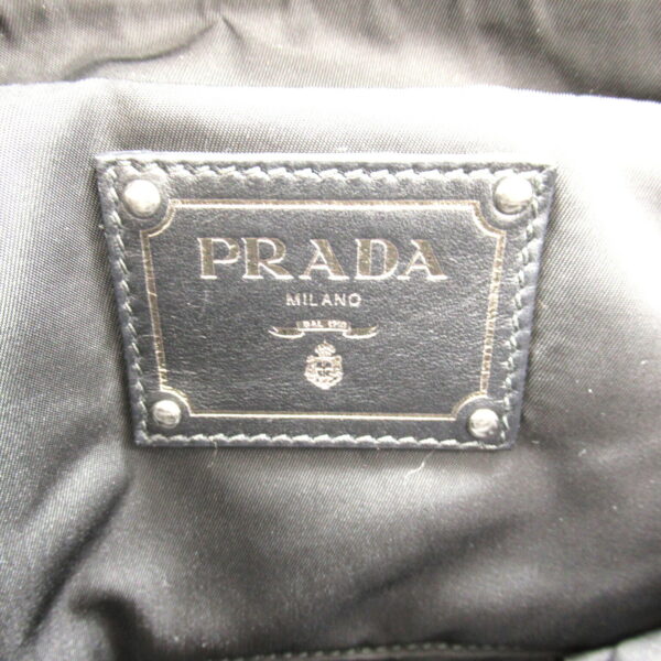 2107601007013 9 Prada Nylon Leopard 2WAY Tote Bag Black