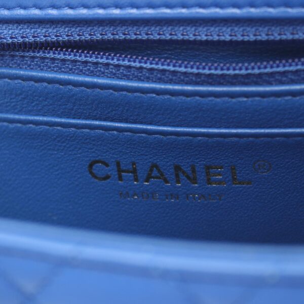 2107601007518 4 Chanel Matelasse Lambskin Shoulder Bag Blue